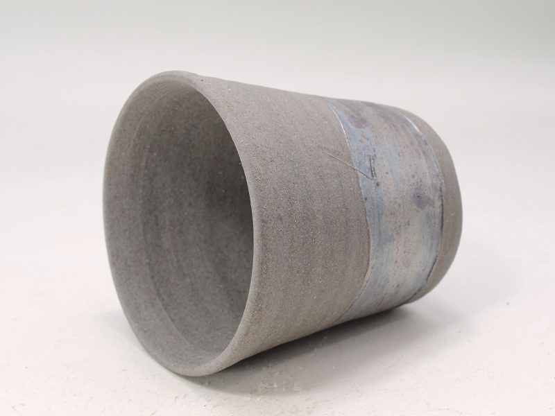 25130]青備前焼酎杯（渡邊琢磨）｜備前焼わかくさ